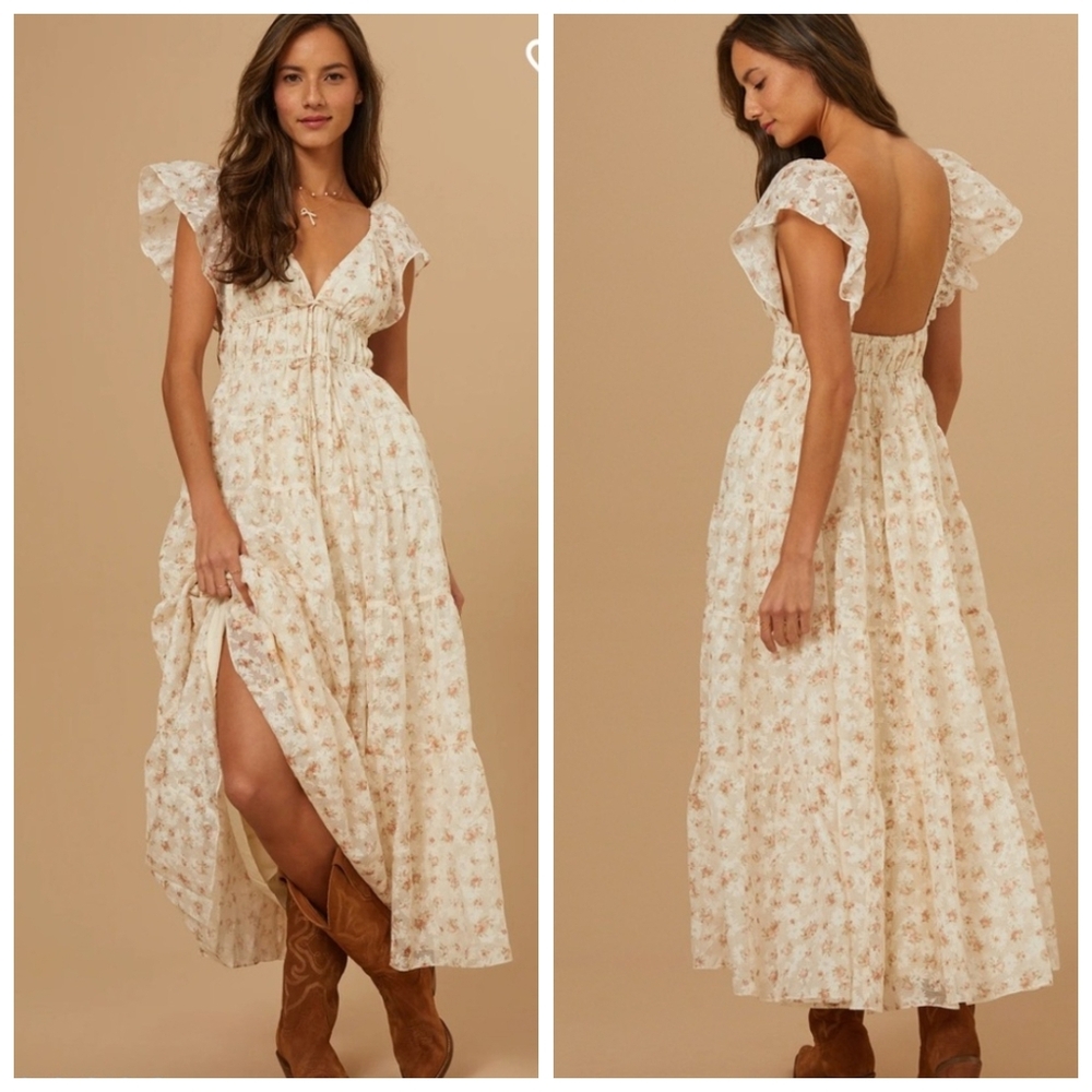 New No Tags altard state Elisa midi dress SUMMER